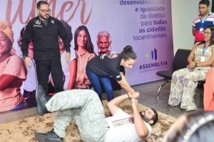 Treinamento em Defesa Pessoal encerra semana alusiva ao Dia da Mulher