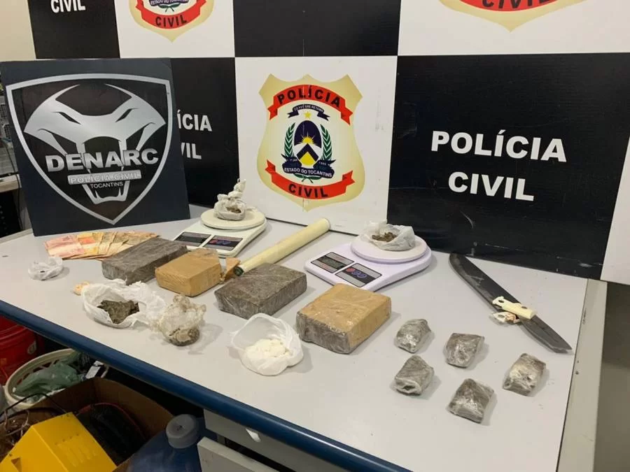 PolÃÂ­cia Civil e ROMU deflagram operaÃÂ§ÃÂ£o para desarticular trÃÂ¡fico de drogas na regiÃÂ£o sul de Palmas