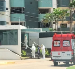 Homem que teve contato com 1ÃÂº caso de coronavÃÂ­rus em Palmas ÃÂ© socorrido pelo SAMU