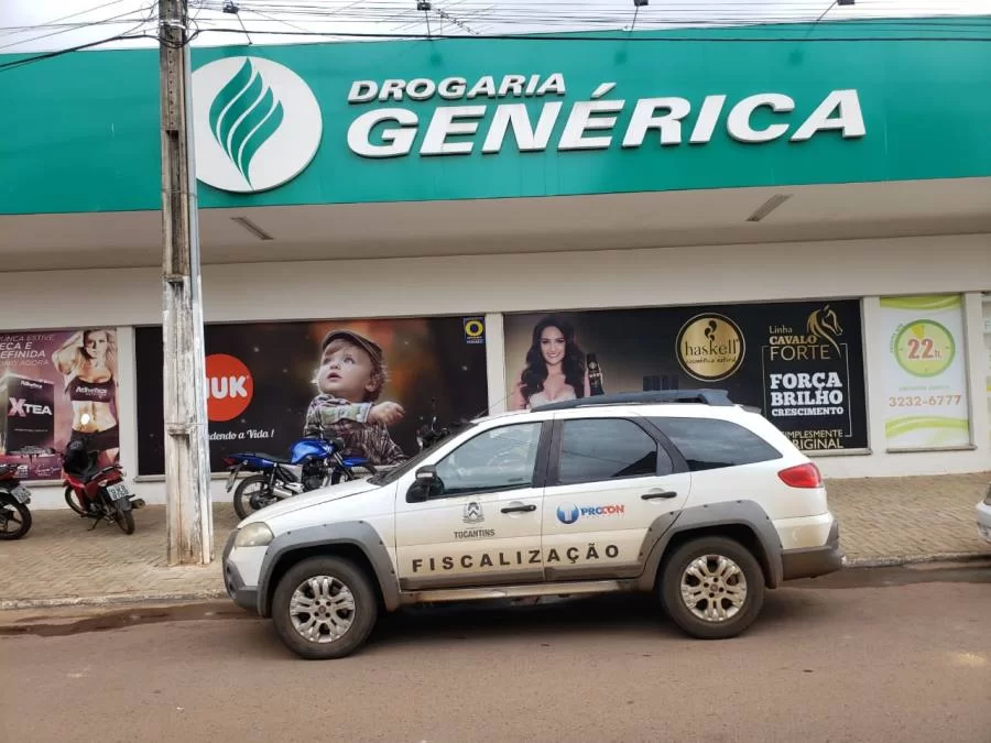 Drogaria GenÃÂ©rica ÃÂ© autuada por aumento injustificado no preÃÂ§o de mÃÂ¡scaras em Palmas