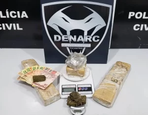 PolÃÂ­cia Civil desarticula ponto de venda de drogas e prende mais um traficante em Palmas