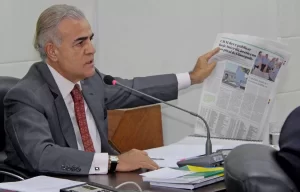 Paulo MourÃÂ£o questiona secretÃÂ¡rio da SaÃÂºde durante prestaÃÂ§ÃÂ£o de contas na AL e cobra transparÃªncia nos gastos pÃÂºblicos