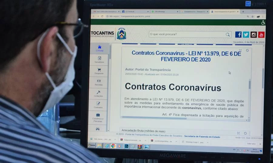 Governo disponibiliza informaÃÂ§ÃÂµes sobre contratos referentes ÃÂ  Covid-19
