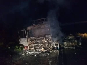 Acidente com vÃÂ­tima fatal no trecho de Santa Rita; Motorista veio a ÃÂ³bito no local