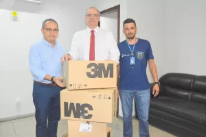 SaÃÂºde recebe doaÃÂ§ÃÂ£o de mÃÂ¡scaras com vÃÂ¡lvulas da empresa Energisa