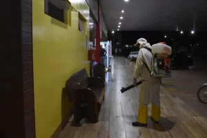 Ruas de Colinas passam por desinfecÃÂ§ÃÂ£o preventiva ao novo coronavÃÂ­rus