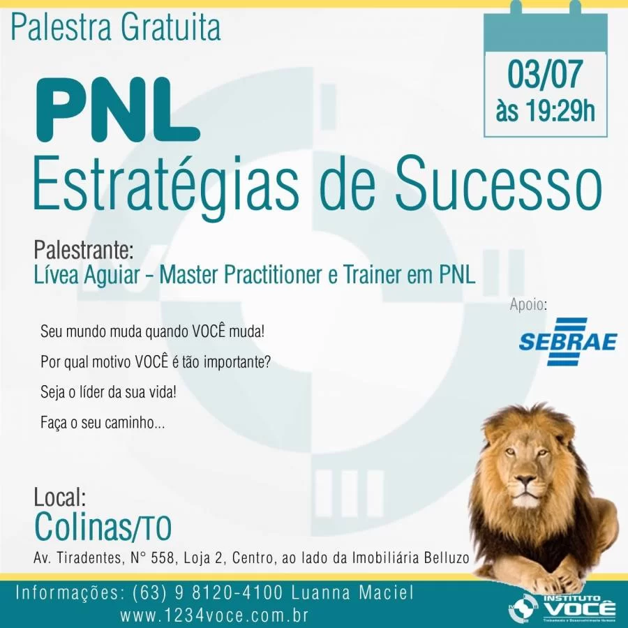 Instituto VocÃª realiza palestra em Colinas do Tocantins com apoio do SEBRAE