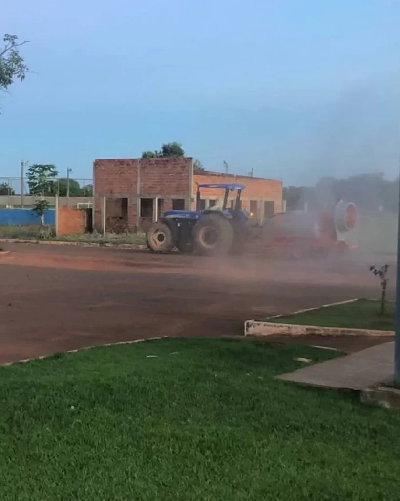 Prefeitura de Porto Alegre do Tocantins faz aÃÂ§ÃÂ£o de desinfecÃÂ§ÃÂ£o em toda cidade