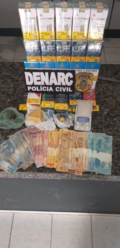 PolÃÂ­cia Civil do Tocantins prende casal suspeito por trÃÂ¡fico de drogas em AraguaÃÂ­na