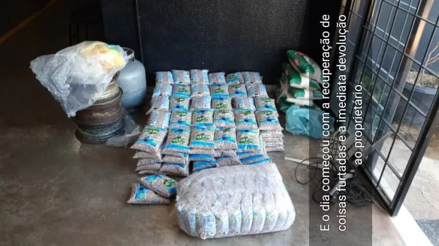 PolÃÂ­cia restitui aos verdadeiros proprietÃÂ¡rios mais de 100 quilos de alimentos em ParaÃÂ­so