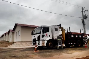 Com instalaÃÂ§ÃÂ£o da rede elÃÂ©trica em andamento, ligaÃÂ§ÃÂ£o de ÃÂ¡gua deve ser iniciada no Habitare II