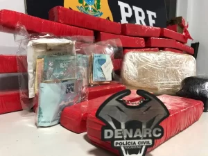 PolÃÂ­cia Civil apreende mais de 30 quilos de entorpecentes em GuaraÃÂ­ do Tocantins