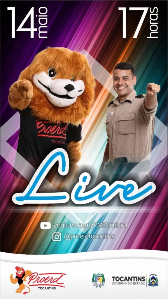 Proerd promove live interativa nesta quarta para atendidos pelo programa