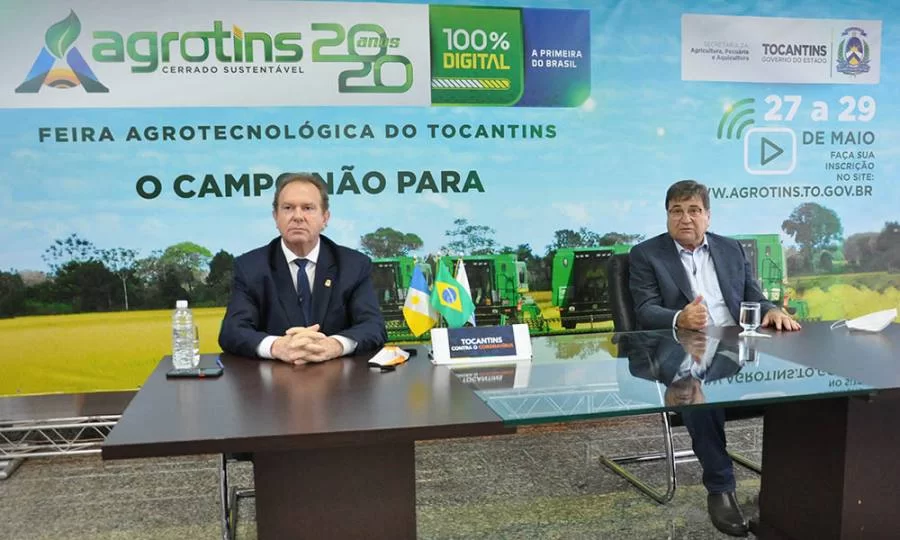 Governador espera novas oportunidades de negÃÂ³cios e investimentos na Agrotins