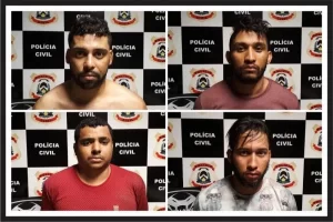 PolÃÂ­cia Civil prende quatro homens acusados de armazenar e comercializar drogas em Palmas e municÃÂ­pios vizinhos