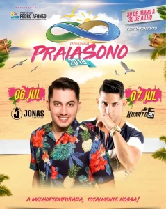 Segundo final de semana do verÃÂ£o pedroafonsino terÃÂ¡ Jonas Esticado e Kuarto 20