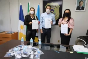 PC fecha parceria com Senai e realizarÃÂ¡ anÃÂ¡lise de ÃÂ¡lcool em gel produzida pela entidade