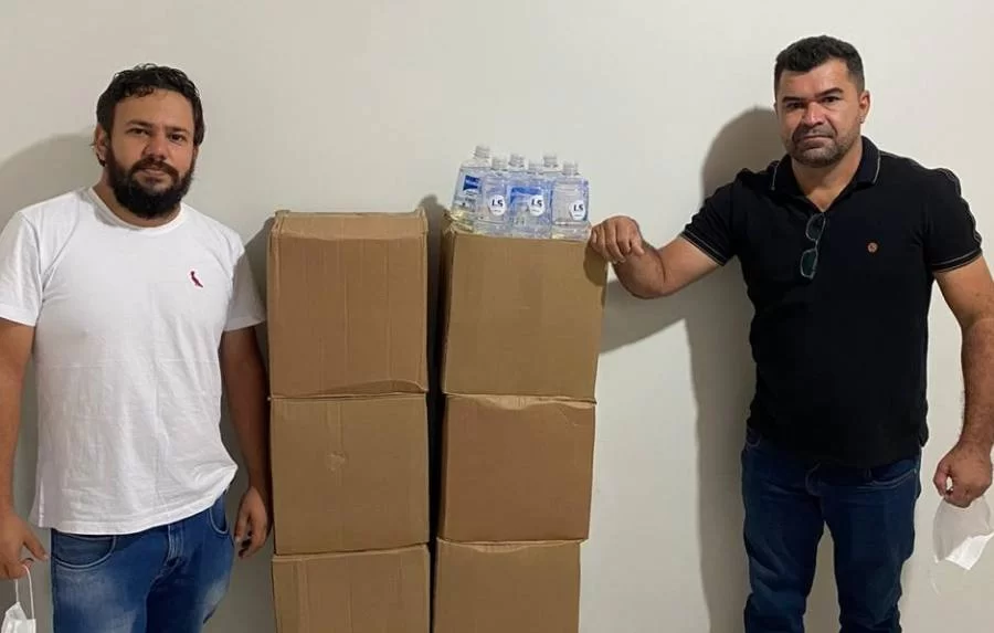 UBS de atendimento exclusivo da Covid-19 em ParaÃÂ­so recebe doaÃÂ§ÃÂ£o de ÃÂ¡lcool gel