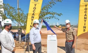 LanÃÂ§ada pedra fundamental da obra de construÃÂ§ÃÂ£o do novo quartel para o Corpo de Bombeiros Militar