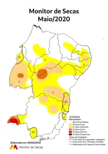 Tocantins apresenta quadro de 20mm de seca abaixo da mÃÂ©dia nacional