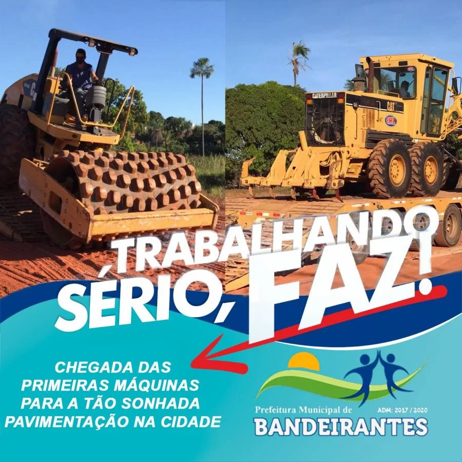 Prefeitura de Bandeirantes autoriza execuÃÂ§ÃÂ£o de obras de pavimentaÃÂ§ÃÂ£o; investimento ÃÂ© de cerca de R$ 4,5 milhÃÂµes