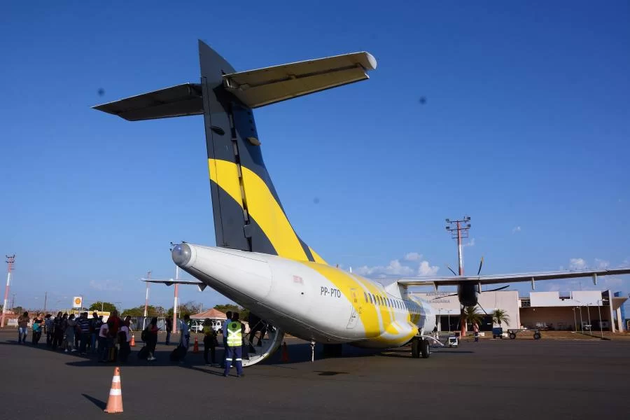 Voos retornam neste domingo com medidas sanitÃÂ¡rias no aeroporto regional de AraguaÃÂ­na