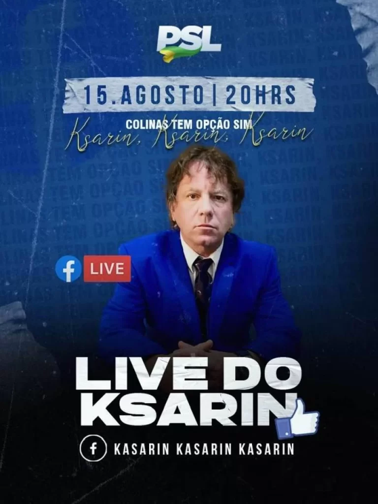 Kasaryn lanÃÂ§a prÃÂ©-candidatura a prefeito de Colinas em live