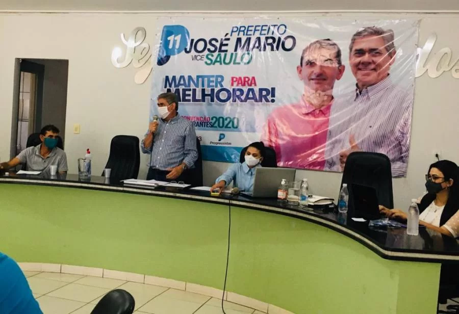 Nomes do prefeito de Bandeirantes, JosÃÂ© MÃÂ¡rio e do vereador Saulo Borges sÃÂ£o oficializados em convenÃÂ§ÃÂ£o para eleiÃÂ§ÃÂ£o municipal 2020