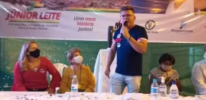 Em grande convenÃÂ§ÃÂ£o JÃÂºnior Leite ÃÂ© definido candidato a prefeito de XambioÃÂ¡ pelo MDB