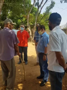 Otoniel Andrade visita Luzimangues e assentamentos da regiÃÂ£o