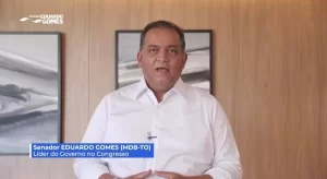 Contrariando o MDB local de Gurupi: Senador Eduardo Gomes declara apoio a Josi Nunes e Gleydson Nato e diz que "momento ÃÂ© de gratidÃÂ£o"