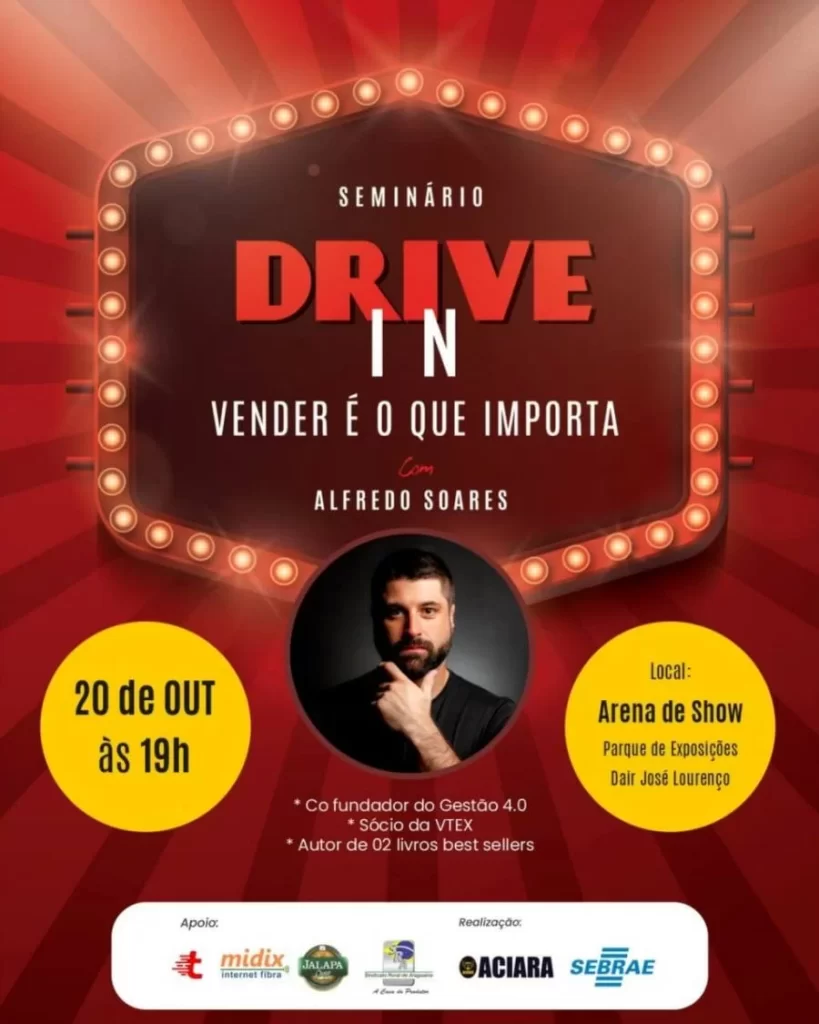 ÃÂltimos ingressos disponÃÂ­veis para SeminÃÂ¡rio "Vender ÃÂ© o que importa" em AraguaÃÂ­na