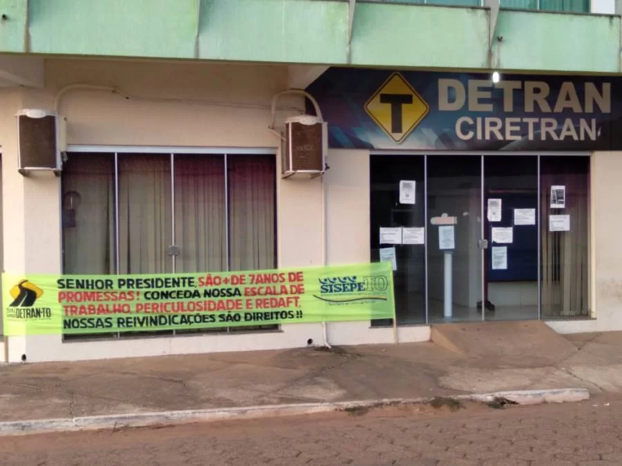 Fiscais de trÃÂ¢nsito iniciam mobilizaÃÂ§ÃÂ£o em 14 cidades do Tocantins; categoria cobra melhoria nas condiÃÂ§ÃÂµes de trabalho dos servidores