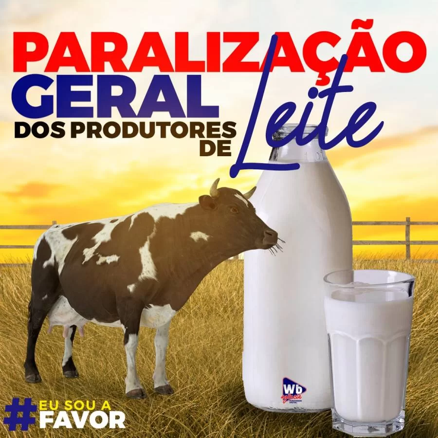 PreÃÂ§o do leite cai e produtores da regiÃÂ£o de Bernardo SayÃÂ£o realizam movimento na manhÃÂ£ de sÃÂ¡bado