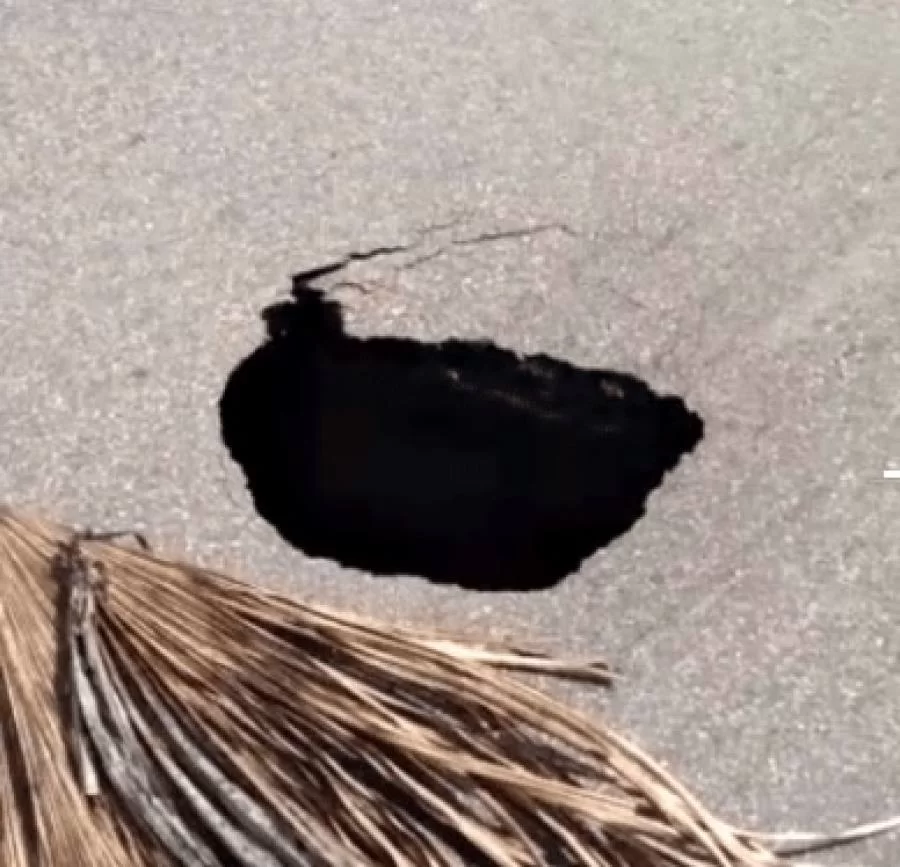 Motoristas que tiverem de passar pela TO-445 devem ficar atentos: Tem buraco na pista entre Lajeado e Miracema