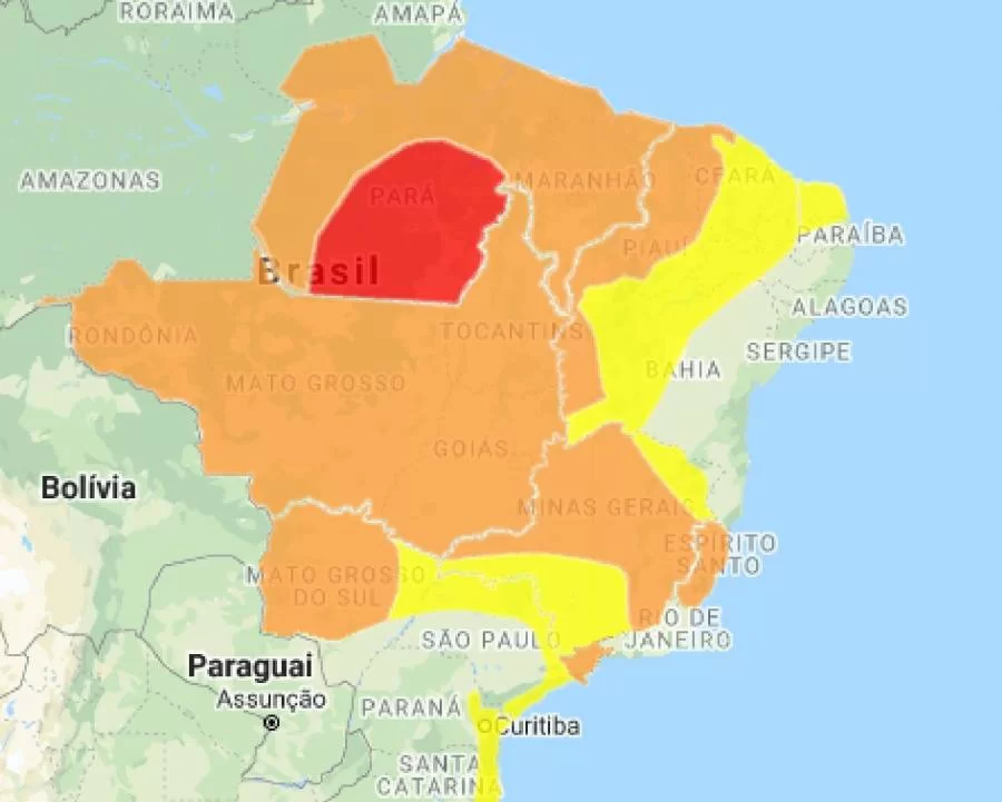 INMET faz alerta laranja para regiÃÂ£o de Colinas neste perÃÂ­odo chuvoso