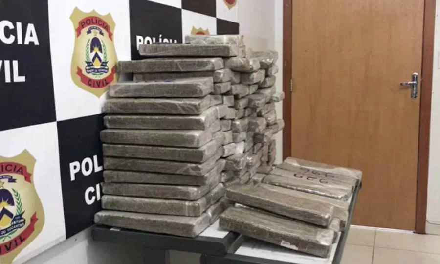OperaÃÂ§ÃÂ£o da PolÃÂ­cia Civil apreende mais de 100 kg de maconha em Gurupi na regiÃÂ£o Sul do Tocantins