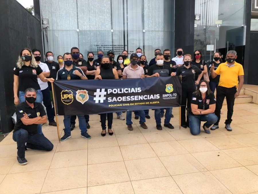 Delegados, agentes e escrivÃÂ£es participam do "Lockdown da SeguranÃÂ§a PÃÂºblica" pela imediata vacinaÃÂ§ÃÂ£o da PolÃÂ­cia Civil