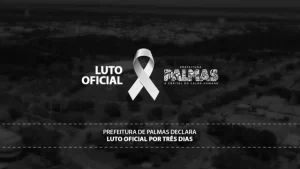 Prefeita de Palmas Cinthia Ribeiro, decreta luto oficial de 03 dias em virtude do falecimento de ValÃÂ©ria ParanaguÃÂ¡ vÃÂ­tima do Covid-19