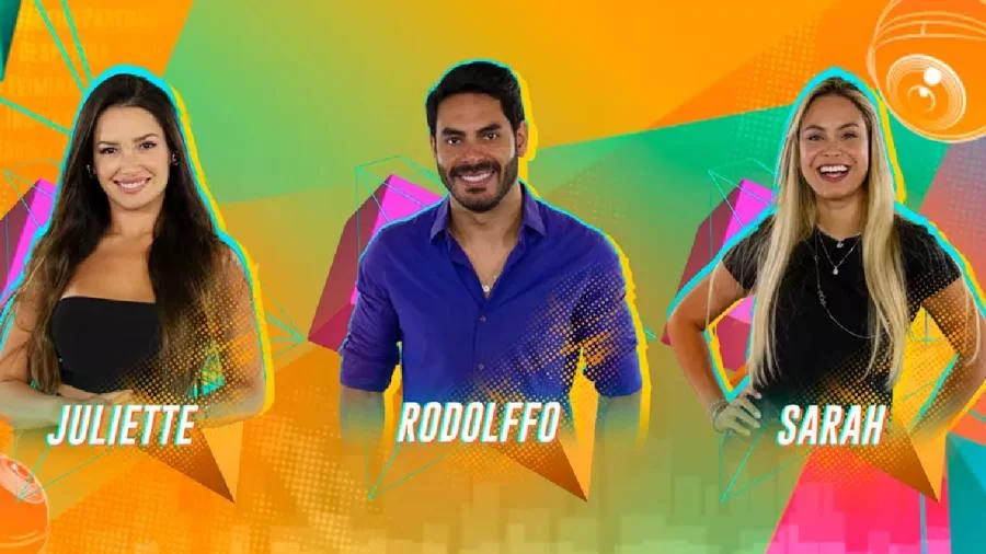 Com votaÃÂ§ÃÂ£o aberta a brasiliense Sarah, Rodolffo e Juliette estÃÂ£o no paredÃÂ£o