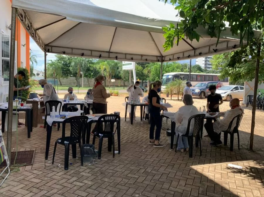 Quebra do ciclo de contaminaÃÂ§ÃÂ£o: Em aÃÂ§ÃÂ£o solidÃÂ¡ria, Igreja de Palmas faz testes gratuitos de covid-19