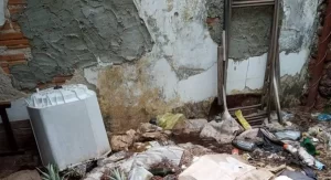 Com apoio policial, Agentes de Combate a Endemias entram em casas abandonas na Capital e encontram mais de 30 focos de Aedes Aegypti