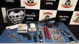 PolÃÂ­cia Civil deflagra operaÃÂ§ÃÂ£o contra a criminalidade e apreende armas e drogas em Palmas