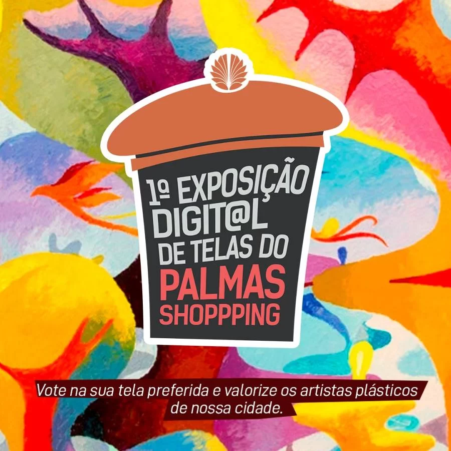 1ª Exposição Digital de Telas do Palmas Shopping valoriza artistas locais
