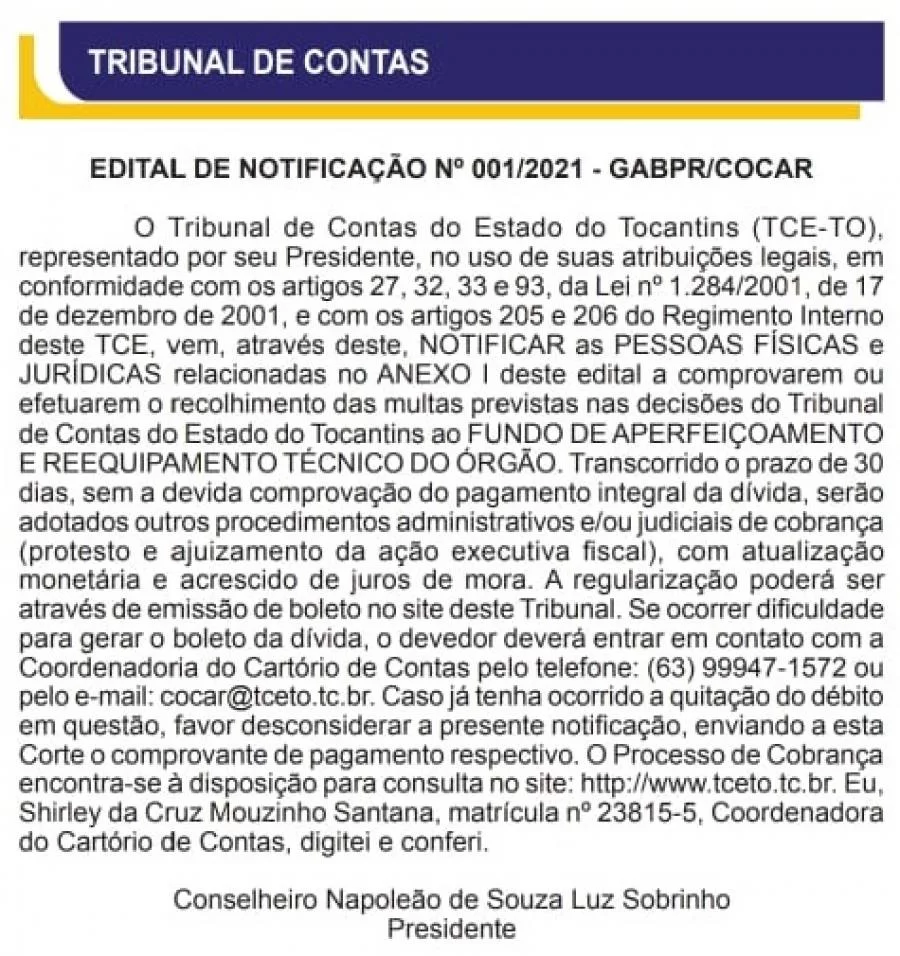 Centenas de políticos e ex-secretários são intimados a pagar multas de até R$ 100 mil; Atual Secretária de Educação Odalea está na lista