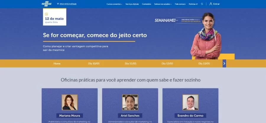 Semana do Microempreendedor individual continua nesta quarta-feira com foco em planejamento de negócios
