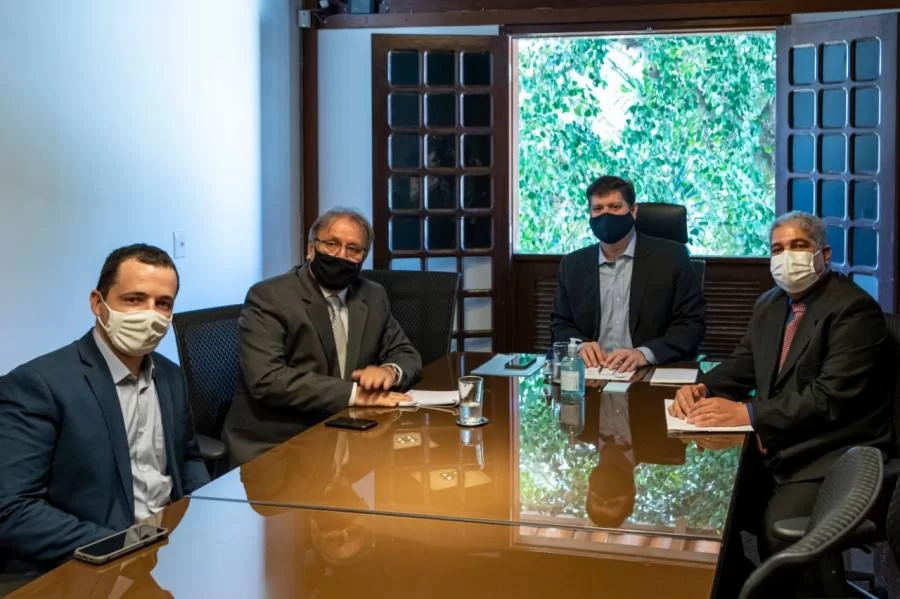 Em encontro com Baleia Rossi, Marcelo Miranda discute eleições e defende protagonismo do MDB em 2022