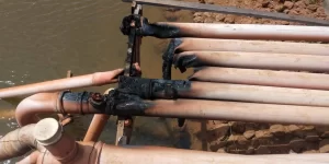 Canos do reservatório da Barragem  em Gurupi são queimados em suposto ato de vandalismo