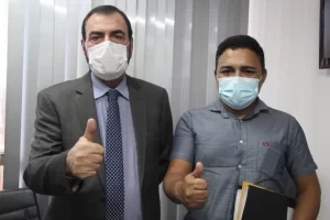 Deputado Issam recebe vereador Ramon, de Xambioá, para tratar de demandas do município