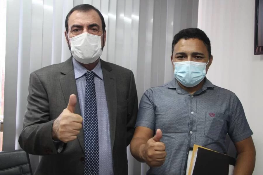 Deputado Issam recebe vereador Ramon, de Xambioá, para tratar de demandas do município